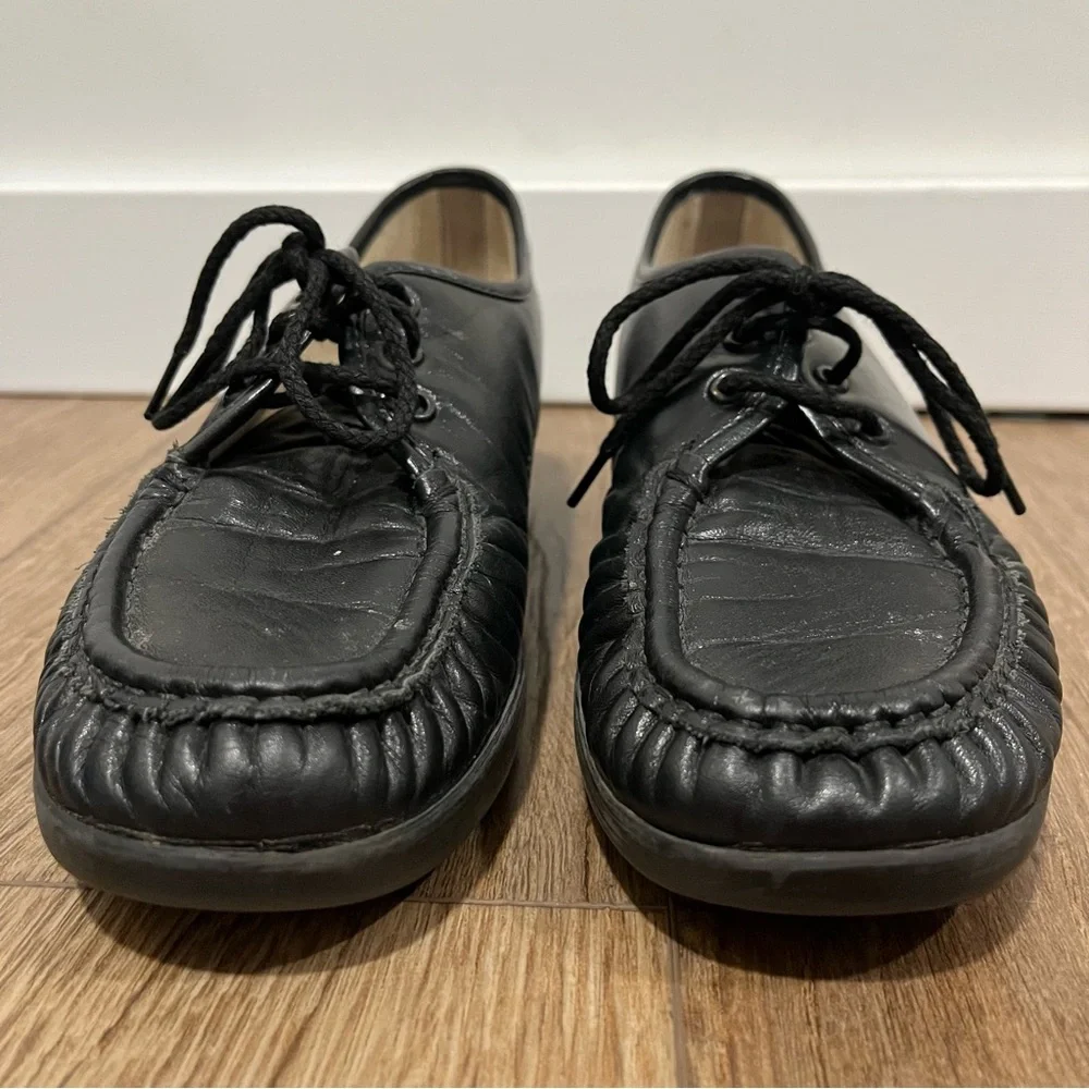 SAS Women's Black Leather Oxfords - Comfort Shoes - Size 8.5 - Picture 9 of 16
